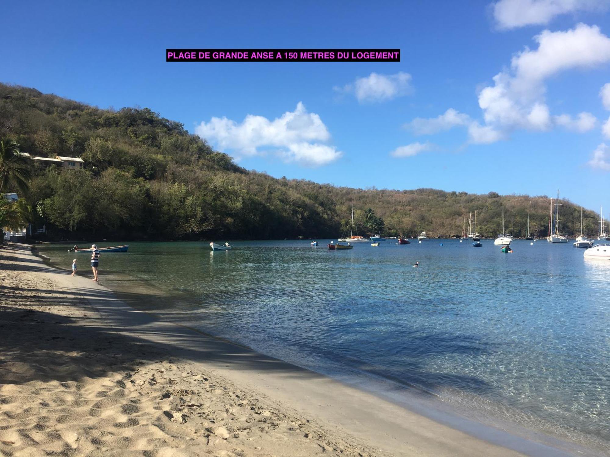 Bungalow "Doussin' Kreyol", Au Calme A 150M De La Plage Grande Anse المظهر الخارجي الصورة